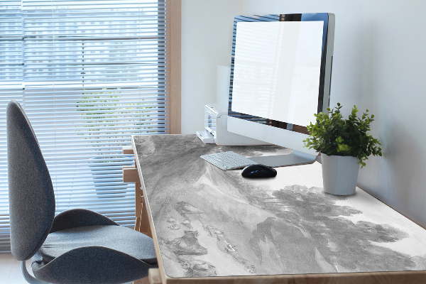 Large desk pad PVC protector vintage