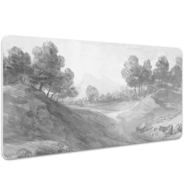 Large desk pad PVC protector vintage