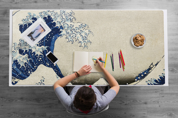 Desk pad Japanese art