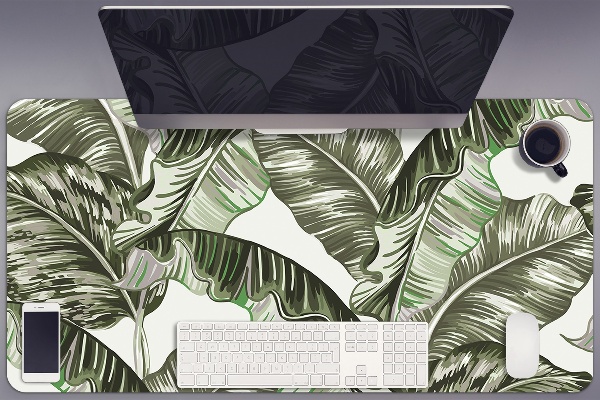 Full desk protector banana leaves