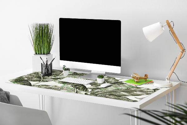 Full desk protector banana leaves
