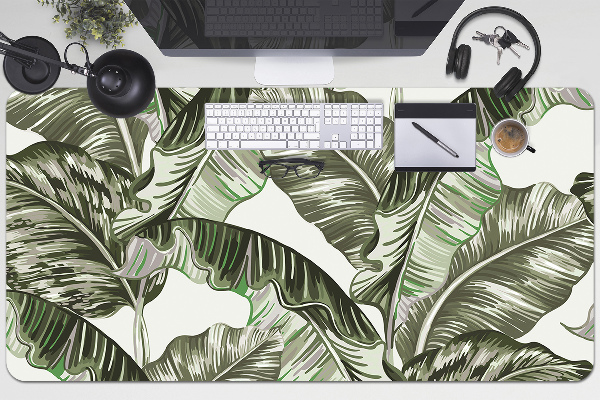 Full desk protector banana leaves