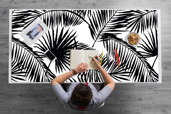 Full desk pad exotic leaves