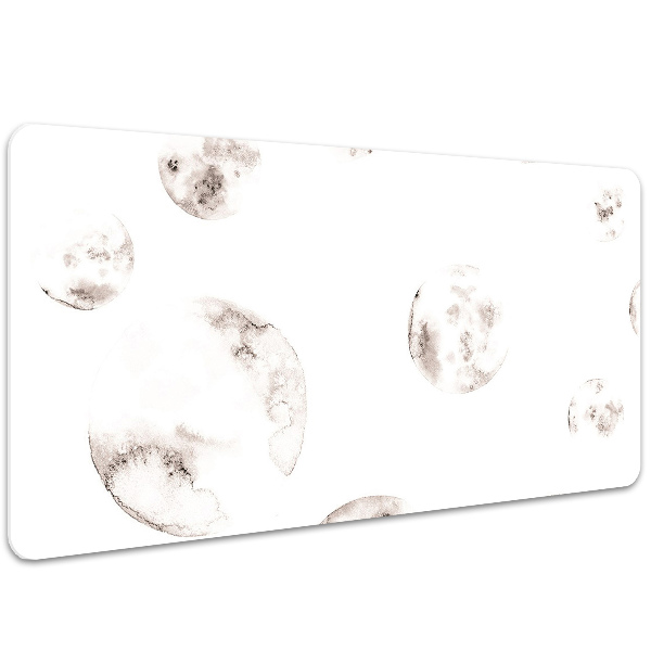 Large desk mat for children moons