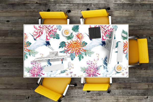 Desk pad Cranes in flight