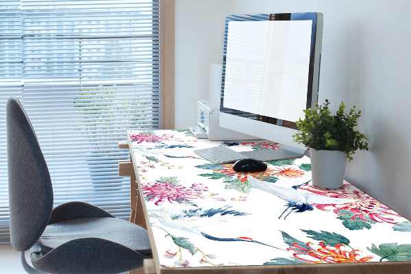 Desk pad Cranes in flight