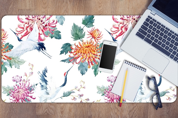 Desk pad Cranes in flight