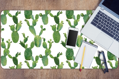 Full desk protector painted cacti
