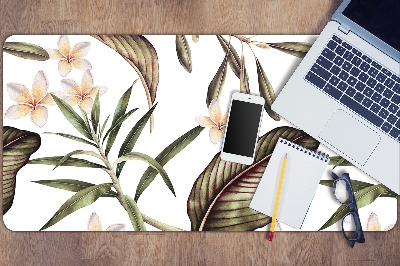 Desk pad Leaves and flowers