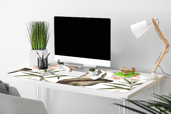 Desk pad Leaves and flowers