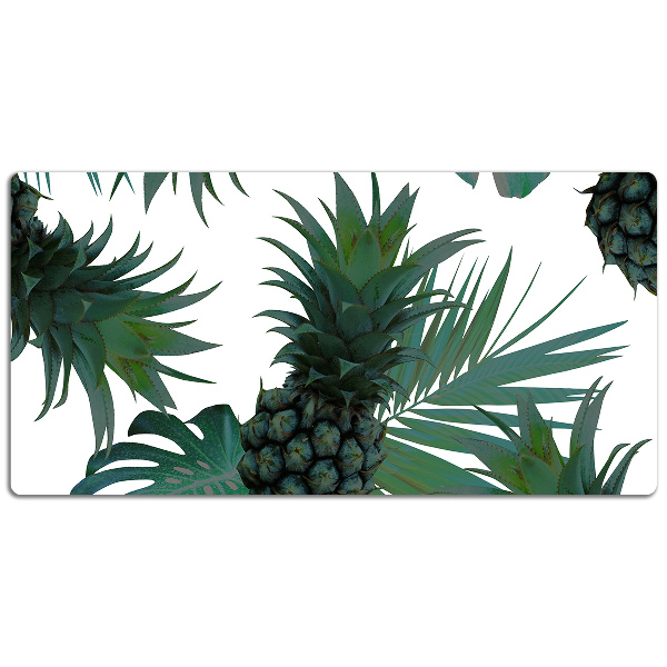 Desk pad green pineapples