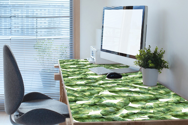 Full desk pad exotic leaves
