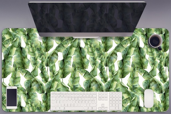 Full desk pad exotic leaves