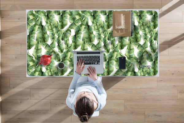 Full desk pad exotic leaves