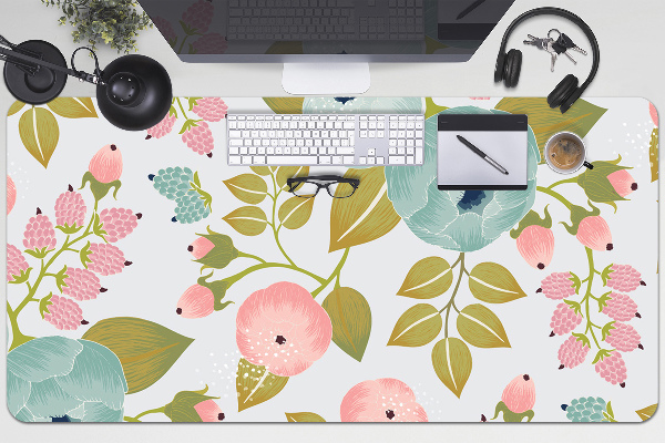 Desk pad Spring flowers