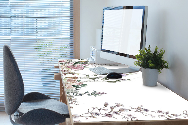 Desk pad pastel garden