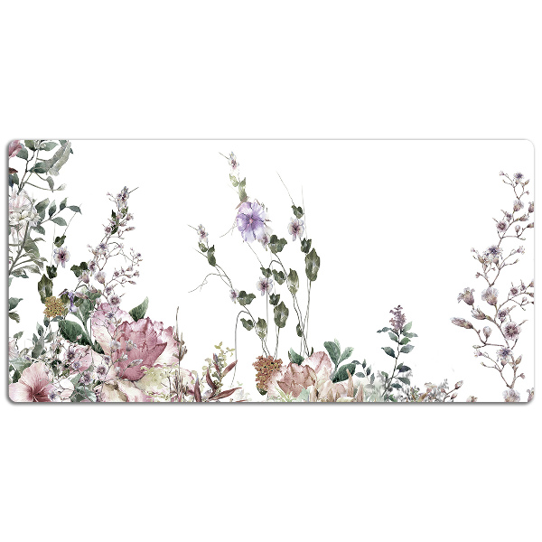 Desk pad pastel garden