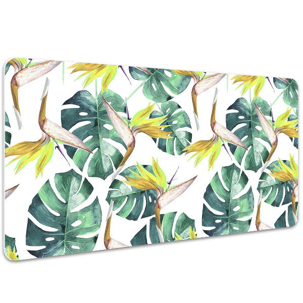Full desk pad exotic leaves