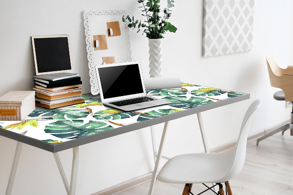 Full desk pad exotic leaves