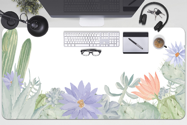 Full desk mat Cactus meadow