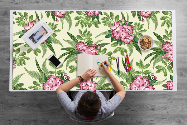 Full desk pad tropical Flowers