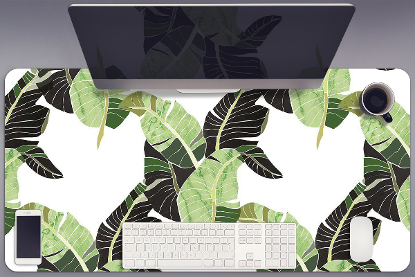 Full desk mat palm leaves