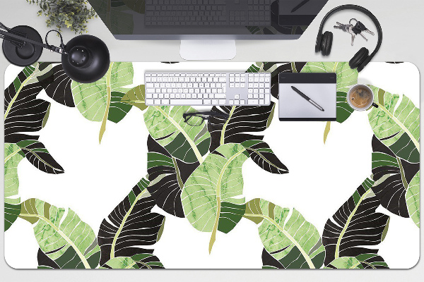 Full desk mat palm leaves