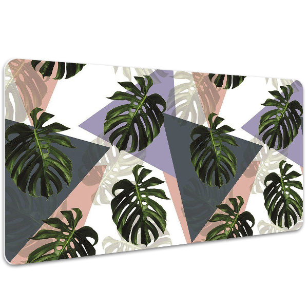 Large desk mat table protector monster pattern