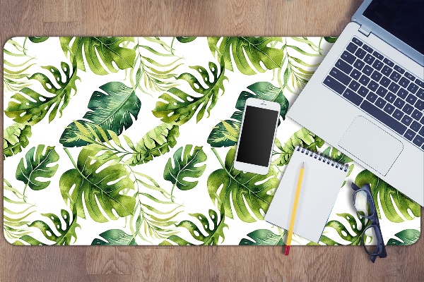 Full desk pad exotic leaves
