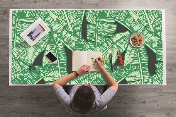 Full desk protector exotic palms