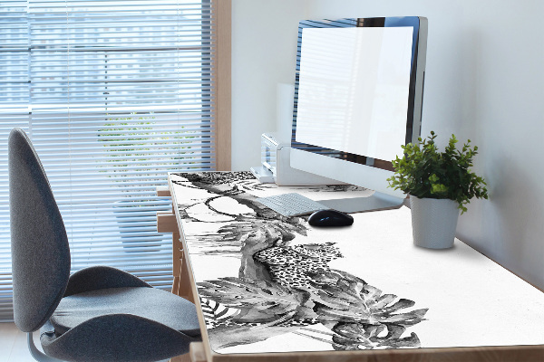 Full desk pad Cheetahs on a branch