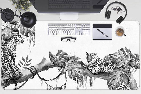 Full desk pad Cheetahs on a branch
