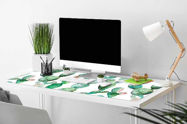 Full desk protector cacti Watercolor