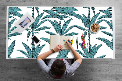 Desk pad palm branches