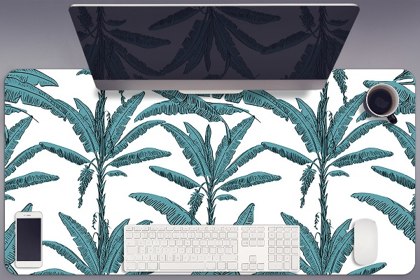 Desk pad palm branches