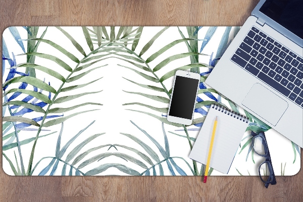 Full desk pad tropical leaves