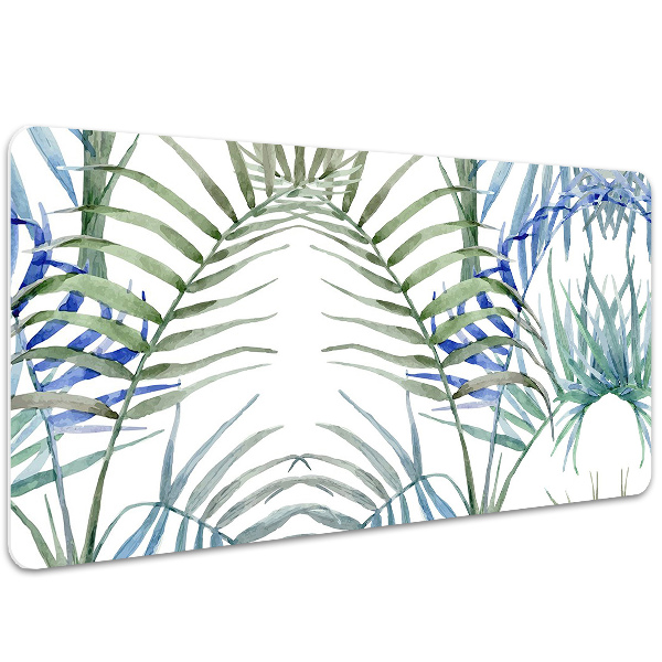 Full desk pad tropical leaves