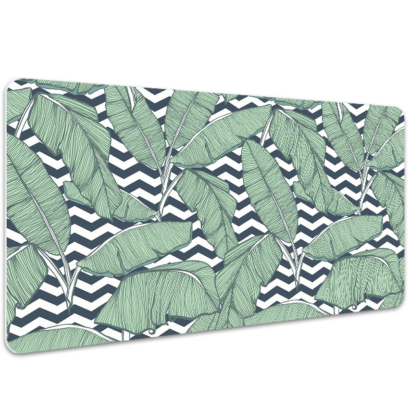 Full desk pad tropical leaves