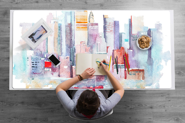Desk pad City Water