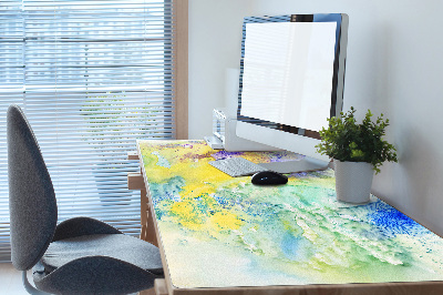 Full desk mat colorful spots