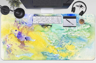 Full desk mat colorful spots