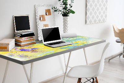 Full desk mat colorful spots