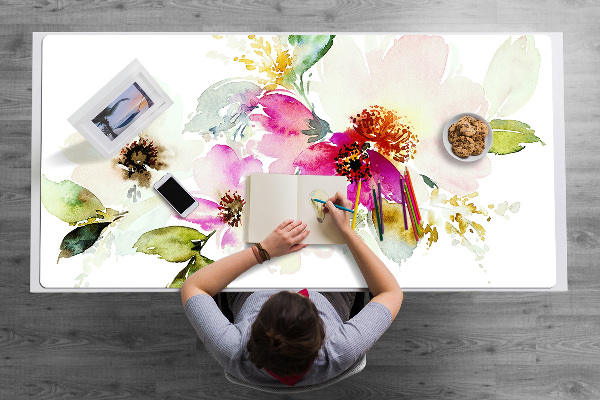 Full desk mat Bouquet of flowers