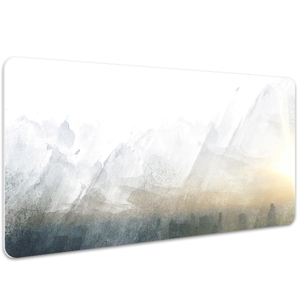 Large desk mat for children Fuji Landscape