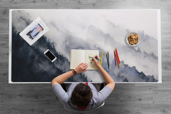 Full desk mat mountain landscape