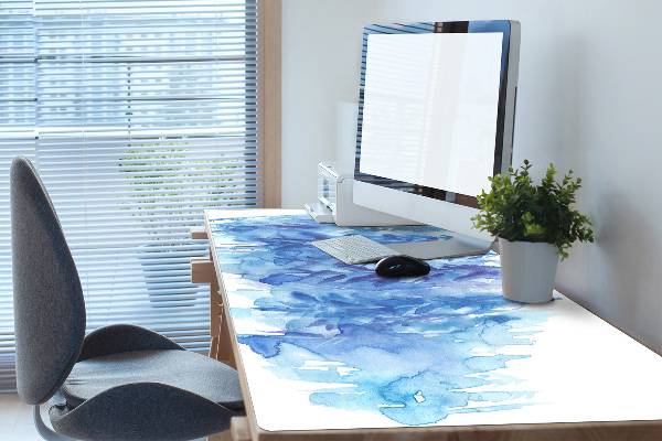 Desk mat Watercolor winter forest