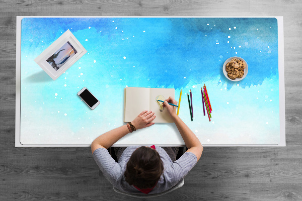 Full desk mat painted sky