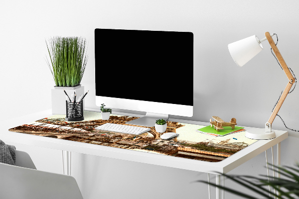 Desk mat Eiffel Tower retro