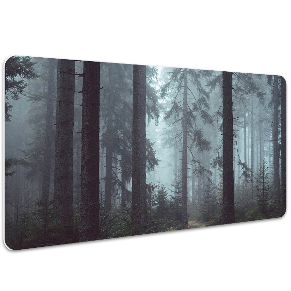 Large desk mat for children misty Forest