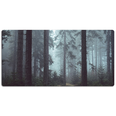 Large desk mat for children misty Forest